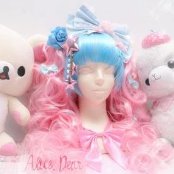 Peachiieshop Pastel Fairy Kei Clip In Bangs CLEARANCE