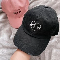 Peachiie Shop Goth Gf Hat (Black)