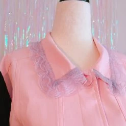 Peachiieshop Lovely Sinner Pastel Pink Bat Jacket By Fawnbomb NEW 22 Peachiieshop Lovely Sinner Pastel Pink Bat Jacket By Fawnbomb NEW