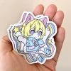 Peachiie Shop Rainbow Neko Boy Sticker