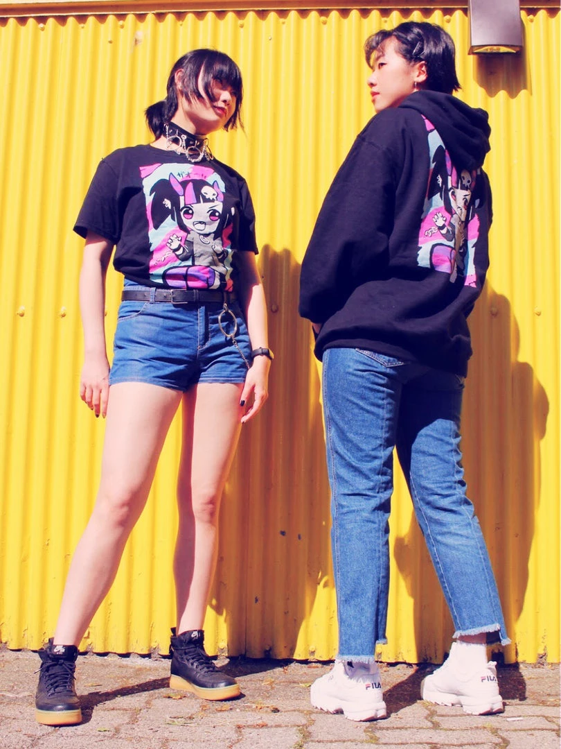 Peachiieshop TRIXIE STIX Hoodie (Black) By Fawnbomb Apparel 4 Peachiieshop TRIXIE STIX Hoodie (Black) By Fawnbomb Apparel