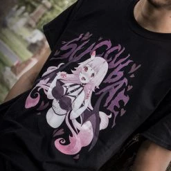 Printify Succubae T-Shirt (Black) By Fawnbomb Apparel 20 Printify Succubae T-Shirt (Black) By Fawnbomb Apparel