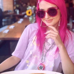 Printful Sweet Dreams T-Shirt (Lavender) By Fawnbomb