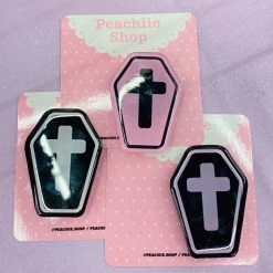 Peachiie Shop Coffin Phone Grips NEW