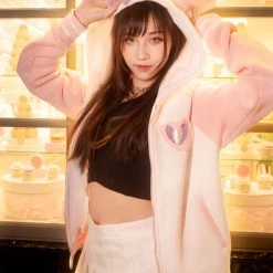 Peachiieshop Pastel Bunny Ita Jacket Ita Jackets