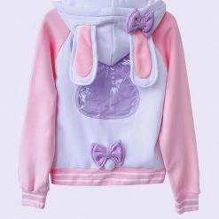 Peachiieshop Pastel Bunny Ita Jacket Ita Jackets