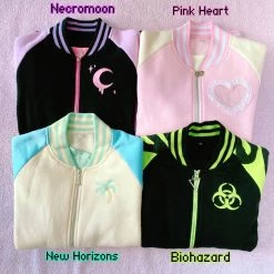 Peachiieshop Pink Heart Ita Jacket