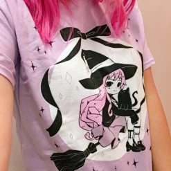 Printify NEW LILITH T-Shirt (Lilac) By Fawnbomb