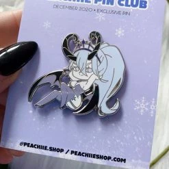 Peachiie Shop Ice Succubus Enamel Pin Enamel Pins, Charms, Etc.