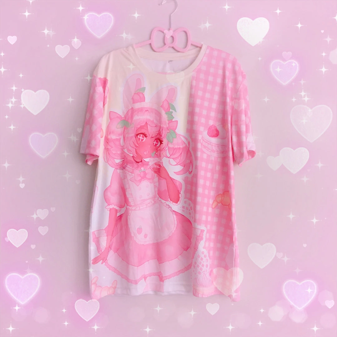 Peachiieshop Pia Sweets Cafe T-Shirt By Fawnbomb 5 Peachiieshop Pia Sweets Cafe T-Shirt By Fawnbomb