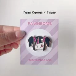 Peachiieshop NEW Haraju-QTs Enamel Pins 1.5 Inch