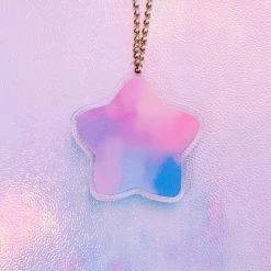 Peachiieshop Twinkle Star Keychain 2”inch
