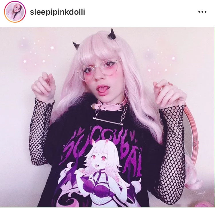 Printify Succubae T-Shirt (Black) By Fawnbomb Apparel 4 Printify Succubae T-Shirt (Black) By Fawnbomb Apparel