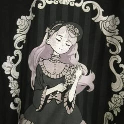 Printify Milly Shapiro X Fawnbomb MIRROR Sweater (Black) NEW