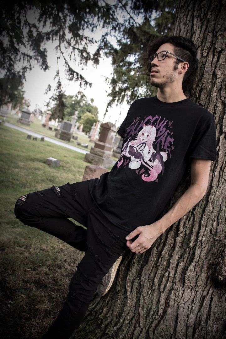 Printify Succubae T-Shirt (Black) By Fawnbomb Apparel 9 Printify Succubae T-Shirt (Black) By Fawnbomb Apparel