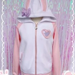 Peachiieshop Pastel Bunny Ita Jacket Ita Jackets