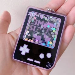Peachiieshop Gameboy Shaker Keychains