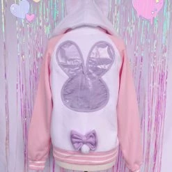Peachiieshop Pastel Bunny Ita Jacket Ita Jackets