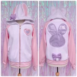 Peachiieshop Pastel Bunny Ita Jacket Ita Jackets