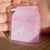 Peachiie Shop NEW Strawberry Cow Holographic Charm