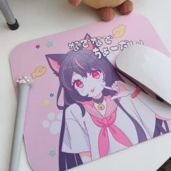 Printify Chie Mouse Pad (Pink) NEW