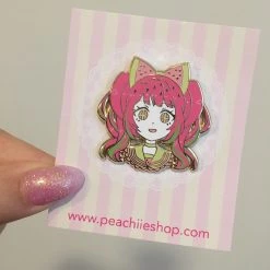Peachiieshop NEW Fruity Cutie Hard Enamel Pins 32 Peachiieshop NEW Fruity Cutie Hard Enamel Pins