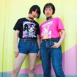 Printify NEW TRIXIE STIX T-Shirt (Black) By Fawnbomb