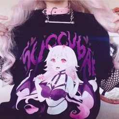 Printify Succubae T-Shirt (Black) By Fawnbomb Apparel 25 Printify Succubae T-Shirt (Black) By Fawnbomb Apparel