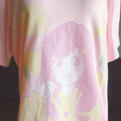 Peachiieshop Lemonade Crush Tee By Fawnbomb HARAJUKU Pink Fairy Kei Yume Kawaii Shirt Original Art