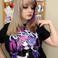 Printful 'WARUMONO' Yami Kawaii Tee By Fawnbomb NEW