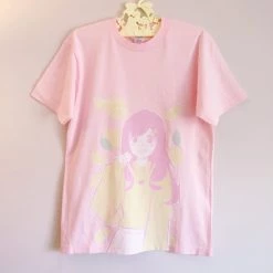 Peachiieshop Lemonade Crush Tee By Fawnbomb HARAJUKU Pink Fairy Kei Yume Kawaii Shirt Original Art