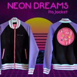 Peachiieshop Ita Jackets Neon Dreams Ita Jacket