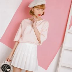 Aliexpress Simple Japan School Uniform Pleated Skirt (6 Colours) NEW