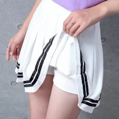 Aliexpress NEW High Waisted Pleated Varsity Skirt (4 Colours)