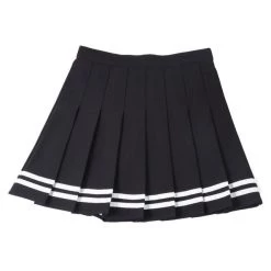 Aliexpress NEW High Waisted Pleated Varsity Skirt (4 Colours)