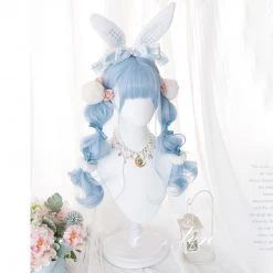Aliexpress Unicorn Blue 70cm Wavy Wig NEW