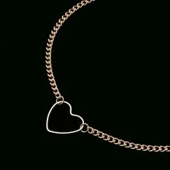 Peachiie Shop NEW Heart Chain Necklace