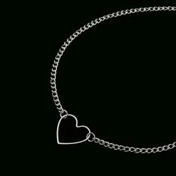Peachiie Shop NEW Heart Chain Necklace