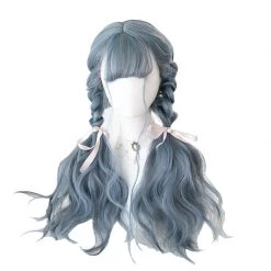 Aliexpress Starry Night Dusty Ash Blue Wig