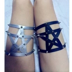 Peachiie Shop Pentagram Garter Chokers & Garters