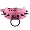 Peachiie Shop KAWAIICORE Goth Spiked O-Ring Choker NEW
