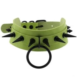 Peachiie Shop KAWAIICORE Goth Spiked O-Ring Choker NEW