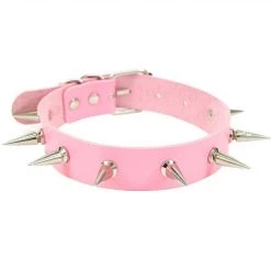 Peachiie Shop Punk Baby Spiked Choker (8 Colours)
