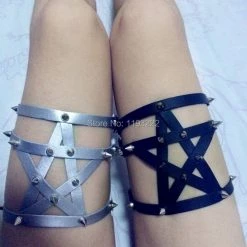 Peachiie Shop Pentagram Garter Chokers & Garters