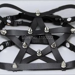 Peachiie Shop Pentagram Garter Chokers & Garters