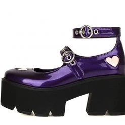 Aliexpress Cute Mary Jane Pink Heart Platform Shoes NEW