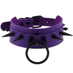 Peachiie Shop KAWAIICORE Goth Spiked O-Ring Choker NEW