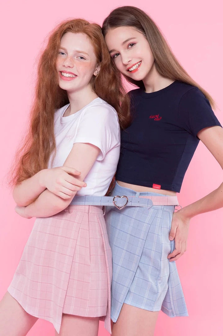 Aliexpress NEW PASTEL Heart Buckle Plaid High Waisted Skirt ( 3 Colours) 5 Aliexpress NEW PASTEL Heart Buckle Plaid High Waisted Skirt ( 3 Colours)