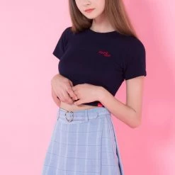 Aliexpress NEW PASTEL Heart Buckle Plaid High Waisted Skirt ( 3 Colours) 32 Aliexpress NEW PASTEL Heart Buckle Plaid High Waisted Skirt ( 3 Colours)