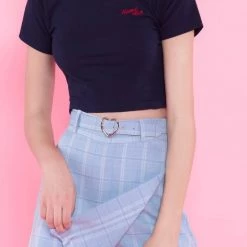 Aliexpress NEW PASTEL Heart Buckle Plaid High Waisted Skirt ( 3 Colours) 29 Aliexpress NEW PASTEL Heart Buckle Plaid High Waisted Skirt ( 3 Colours)